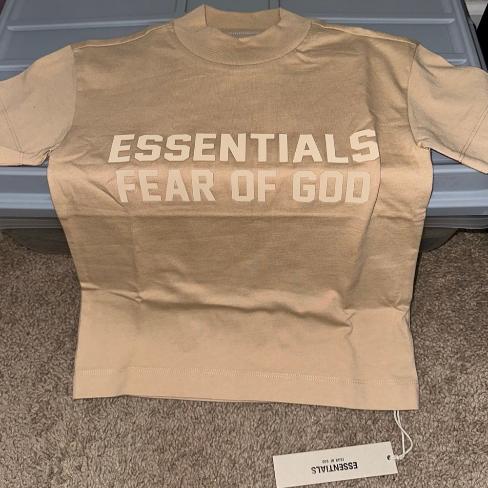 Kids Fear Of God Essentials Mockneck Tee